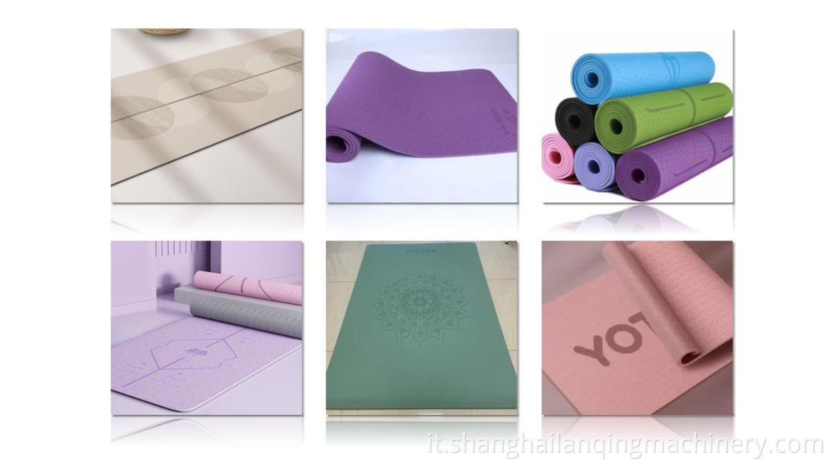 Yoga mat four column gantry high-frequency machine